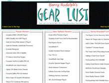 Tablet Screenshot of gearlust.com